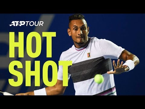 Hot Shot: Kyrgios Rips Forehand Bullet vs. Wawrinka At Acapulco 2019