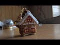 Ялинкова прикраса 🏠🏠🏠 3d хатка. 🔑🔒 Вишитий будиночок. 🏠🏠🏠 Іграшка на ялинку