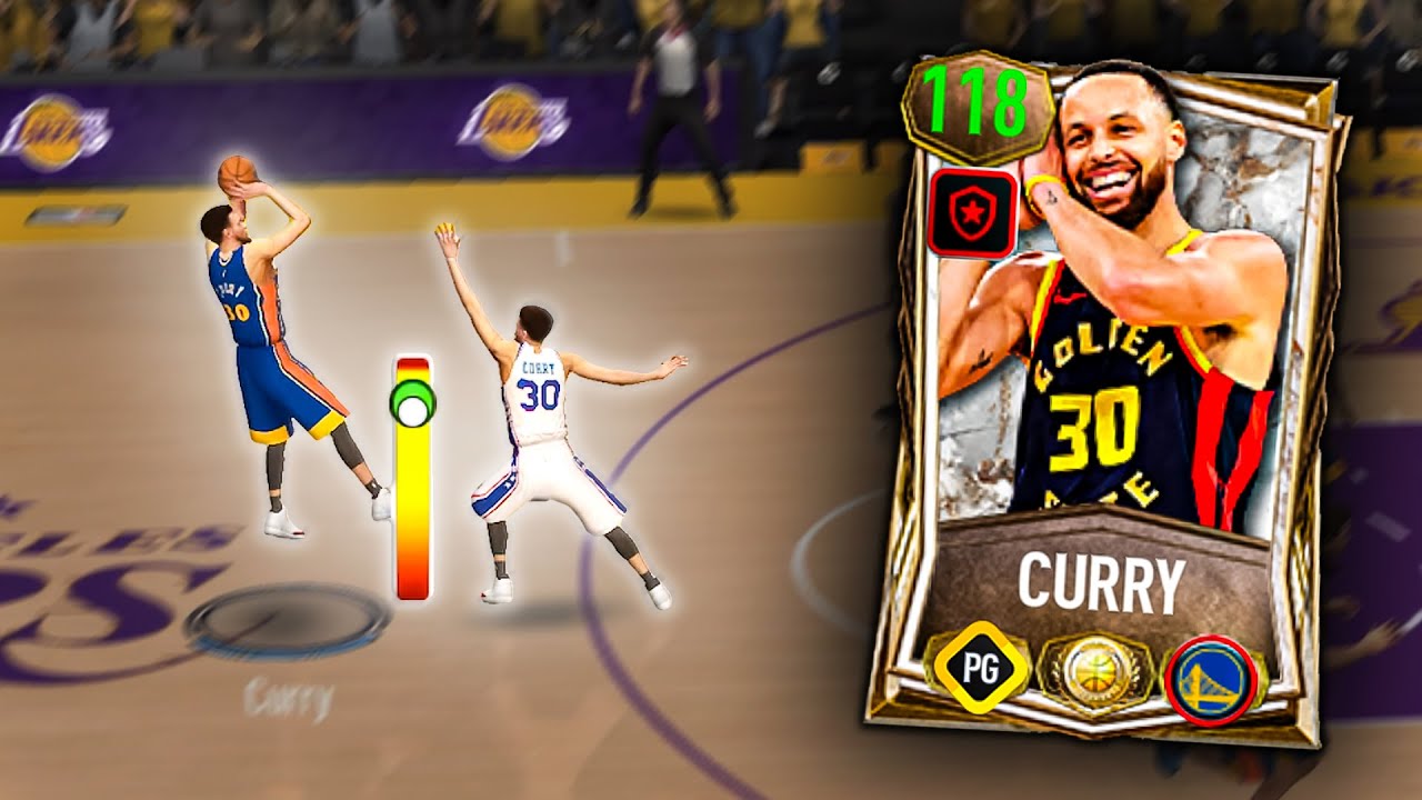 118 OVR Season Celebration Steph Curry Gameplay In NBA Live Mobile!