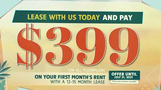 Buena Vista Apartments June & July Move-In Specials