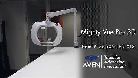 26505-LED-XL3, Mighty Vue Pro 3 Diopter [1.75x] Magnifying Lamp With Color Temperature Controls