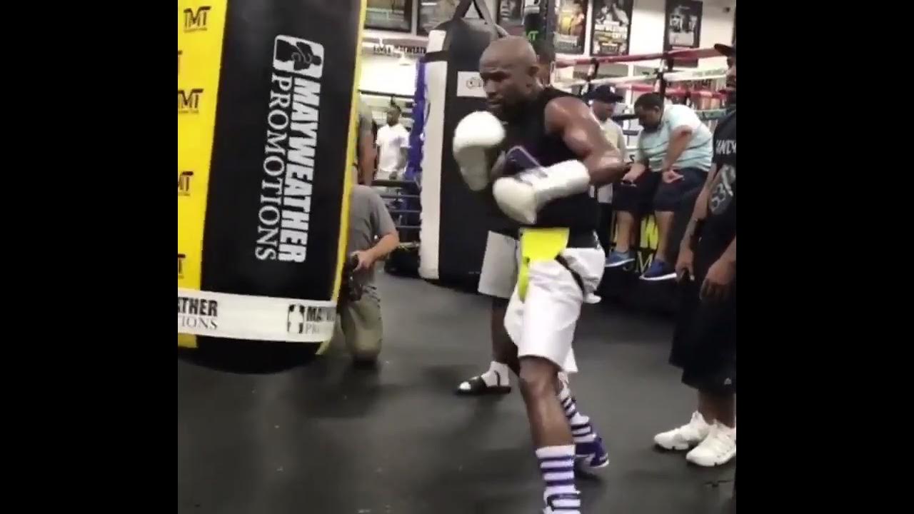 Floyd mayweather insane jab speed and sharpness with no telegraphing 