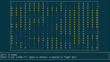 minefield, minesweeper, by Federico Di Pierro