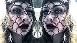 Quilted Halloween Makeup Tutorial