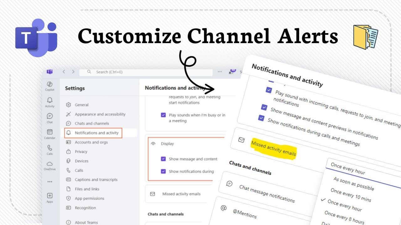 How to personalize Microsoft Teams notifications and activity settings ...