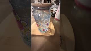 ASMR sparkling water (pouring, fizzing)