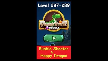 Bubble Shooter Level 287-289 | Bubble Shooter Happy Dragon | Gaming Zone