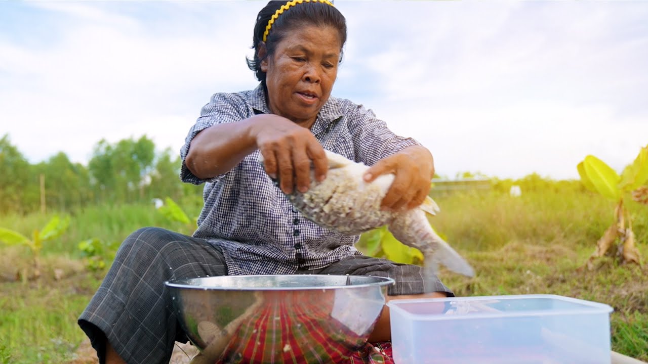 ปลาตัวใหญ่ๆแบบนี้เอามาทำปลาส้ม ย่างหอมๆ นัว แซ่บ มัน มาก | อร่อยนัวร์