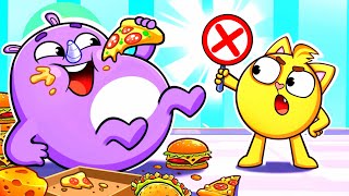 Don't Overeat Song | Funny Kids Songs 😻🐨🐰🦁 And Nursery Rhymes by Baby Zoo