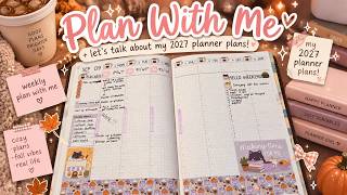 A Chatty Plan With Me + My 2027 Planner Plans 👀