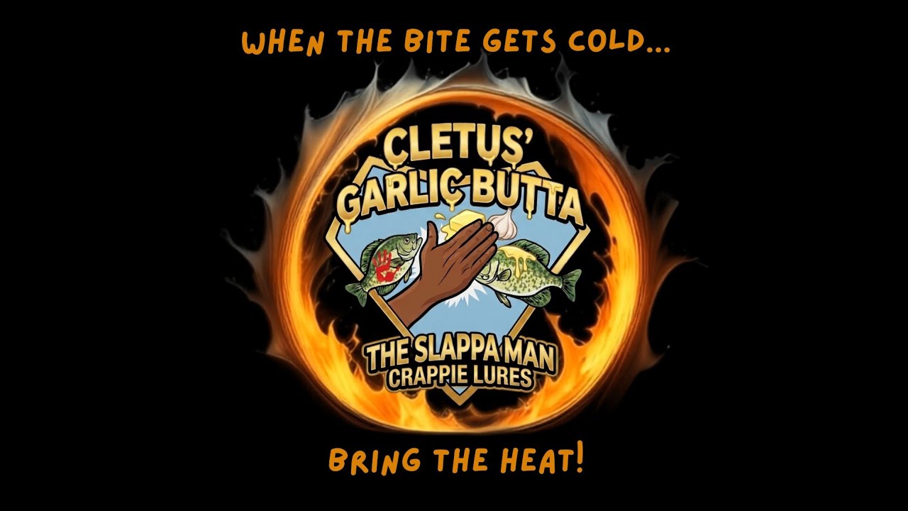 My Cletus' Garlic Butta crappie lures are 🔥! 🧄🧈🍇 (Garlic Butta Grāpo)
