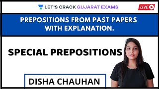 Prepositions from Past Papers with Explanation | GPSC 2020/21 | Disha Chauhan screenshot 4