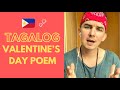 TAGALOG poem for VALENTINE’s DAY #shorts