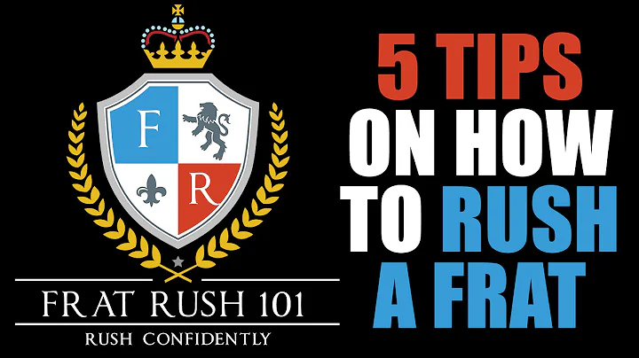 How to Rush a Fraternity - 5 tips from Clark Cunningham