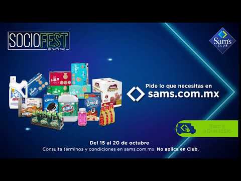 Sam's a domicilio Socio Fest - Sam's Club - YouTube