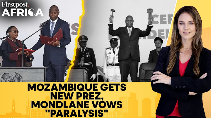 Mozambique: Daniel Chapo Sworn-in as President; Mondlane Vows "Paralysis" | Firstpost Africa