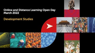 Development Studies: Online and Distance Learning Open Day March 2022