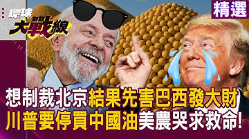 巴西笑著數錢先謝謝川普 北京不買美豆反賺！美國反擊嗆停買中國油 農民哭慘求救命！｜#寰宇全視界 @globalvisiontalk