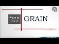 What is grain in data warehouse