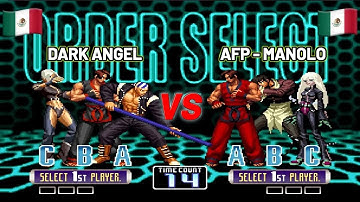 DARK ANGEL vs AFP- MANOLO | KOF 2002 | The King of Fighters  Reacción Highlight