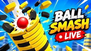 🔥Stack Ball LIVE - Can I Beat This😍Tower #StackBall #Gaming