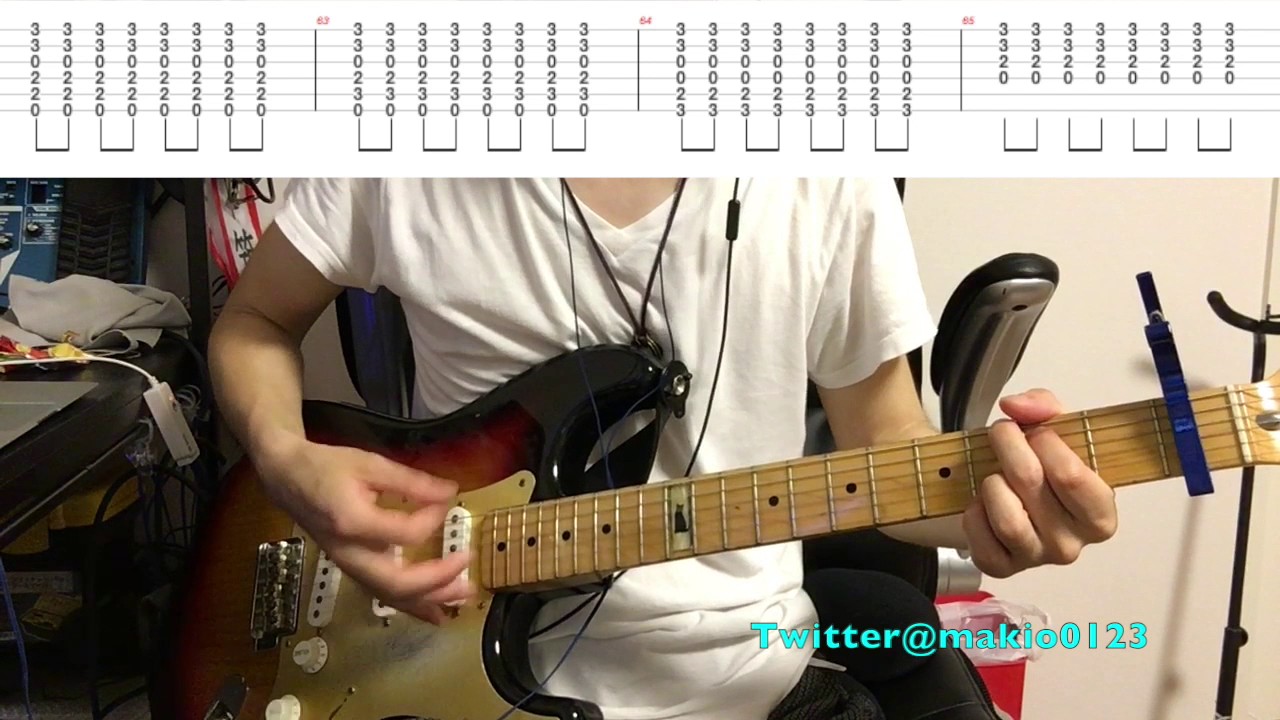 Starrrrrrr バッキングギターtab譜付き テンポ遅めなので練習用にどうぞ Youtube