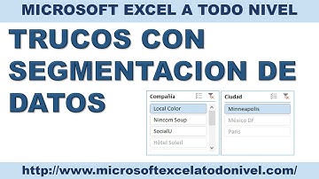 TRUCOS con SEGMENTACIÓN DE DATOS en EXCEL 📊📉📈💻