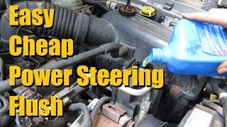 Easiest Power Steering Flush