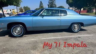 71 impala Walk around. 400 motor, redone interior.  (My first Video)