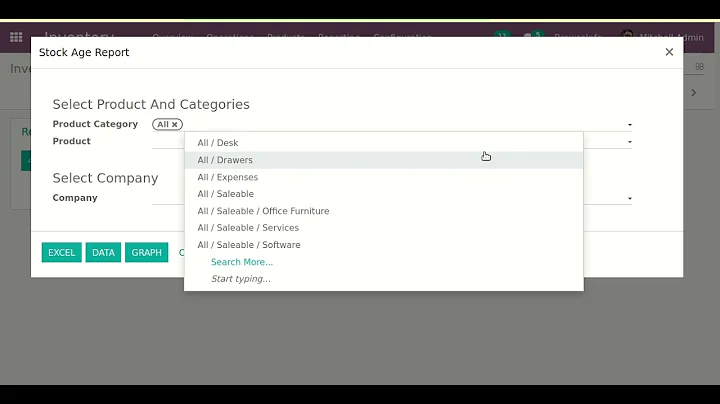 Stock Age Report | Odoo Apps Features #odoo16 #odooapp #stockagereport #stockreport