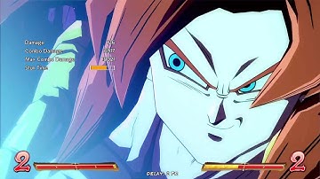 DBFZ SSJ4 Gogeta Solo Sparkless 85% Damage Combo