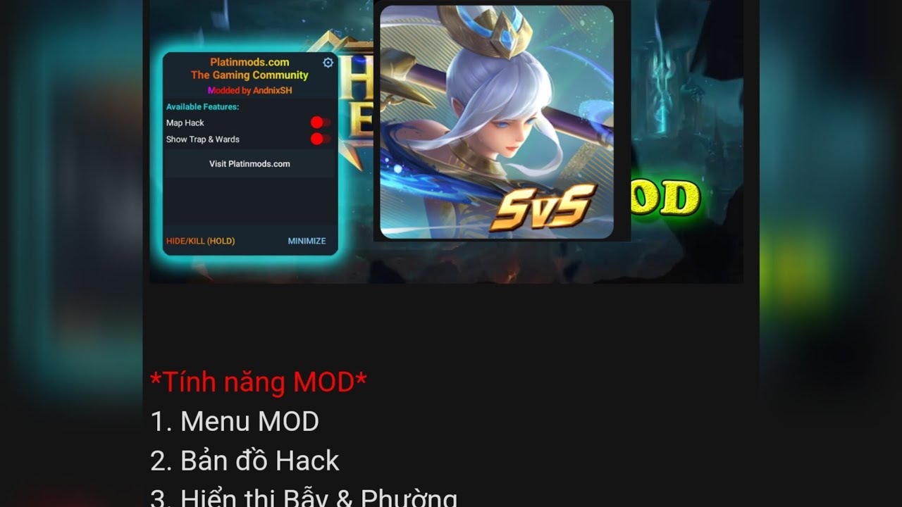 Hack Map Heroes Evolved MOD Menu APK | Bản đồ Hack, Hiển thị Bẫy & Phường Ver. 2.3.0.3