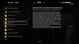 BOOKS: Cs report on the liquidation of Antoine Straggens hanse (Witcher 3 In-Game Lore Read Aloud)