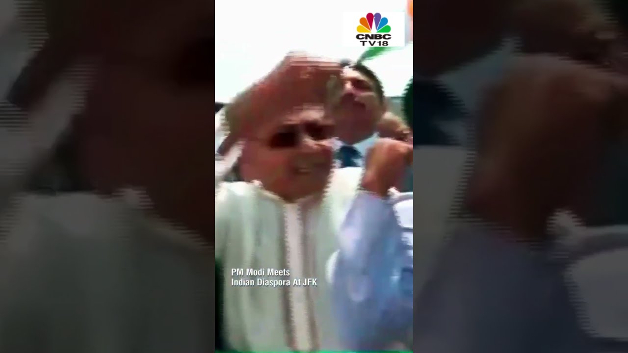 WATCH PM Modi US Visit Indian Diaspora Greets At New York S JFK Airport CNBC TV18