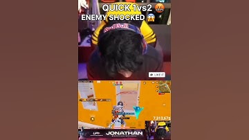 Quick 1vs2🤬🤯 | ENEMY SHOCKED 🤯 | #bgmi #jonathan #shorts #shots #short #gaming #pubg