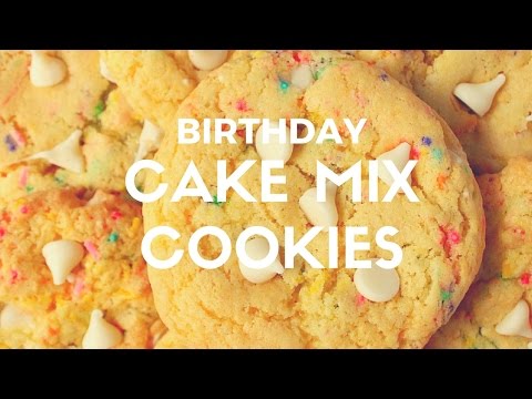 Birthday cake mix cookie recipe
