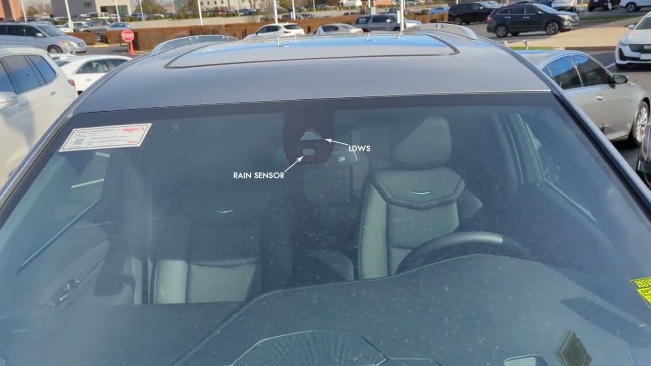 84656175 Cadillac XT6 ACI LDWS Rain Sensor Solar Windshield - YouTube