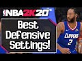 These Lockdown Defense Settings are UNFAIR!  NBA 2K20 Best Defensive Settings Tutorial