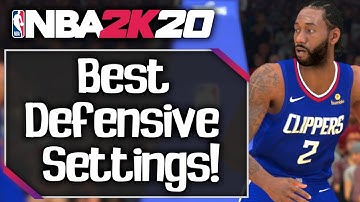 These Lockdown Defense Settings are UNFAIR!  NBA 2K20 Best Defensive Settings Tutorial