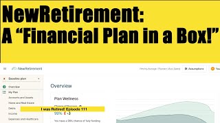 NewRetirement: A Financial Plan in a Box!