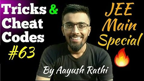 JEE MAIN 2018 TRICKS🔥🔥🔥| Mathematics Jaali Techniques| Tricks & Cheat Codes #63