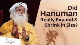 Could Hanuman Really Expand \& Shrink in Size  Sadhguru Answers in English