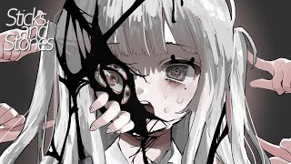 Nightcore - Sticks and Stones (Lyrics)