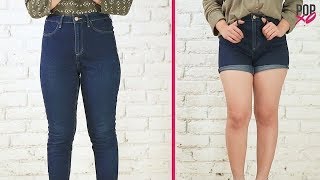 Girls, before you throw away your old jeans, watch this video and
learn how can make shorts out of jeans! yes, read that right! :d for
more ...