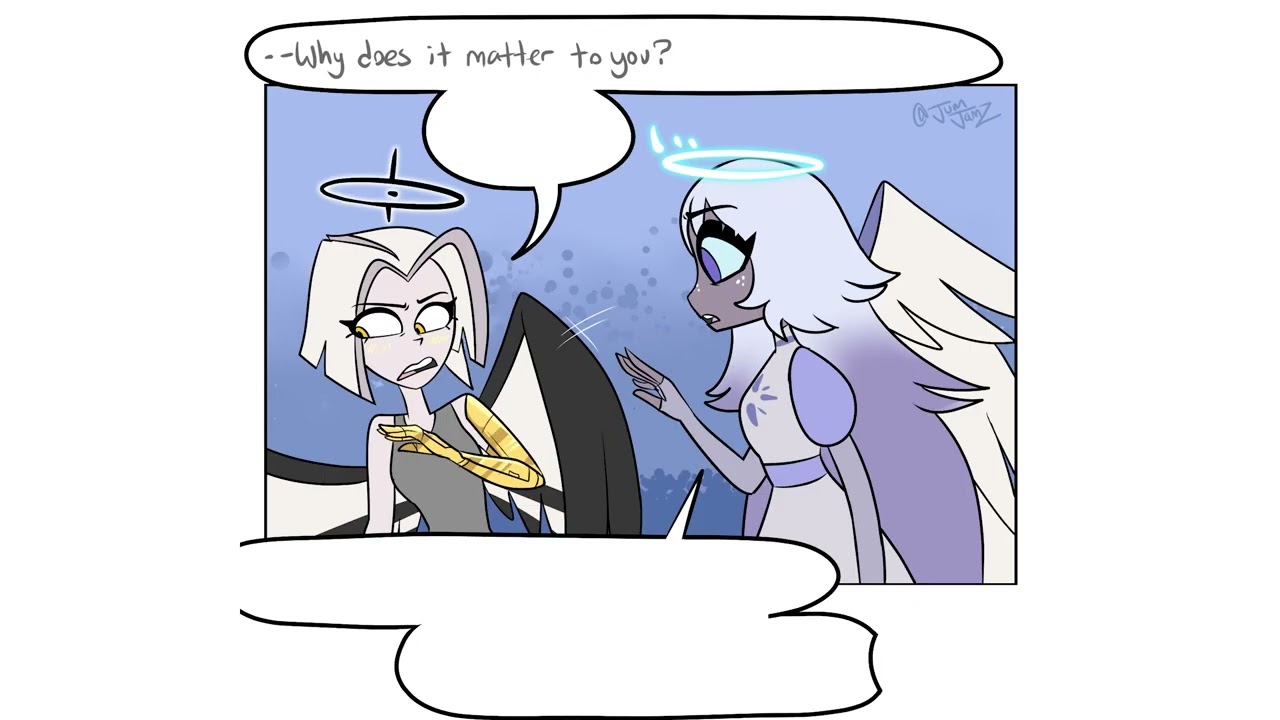 Emily and Lute by JumJamz [Hazbin Hotel Comic Dubs]