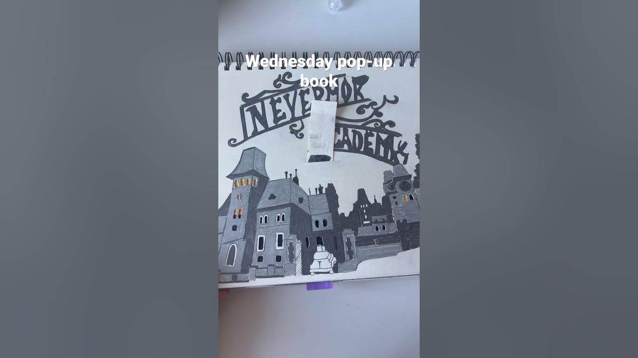 Wednesday pop up book❤️ #wednesday #wednesdayaddams #wednesdaydance #wednesdaynetflix #art #