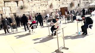 Walking to the Western Wall in Jerusalem with Joe Amaral