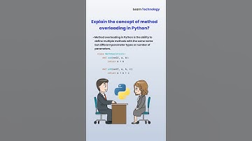 method overloading in Python | Python interview question | #python #interview #methodoverloading