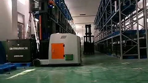 1-3t Industrial Laser Navigation Electric Forklift AGV automatic working forklift truck vehicle