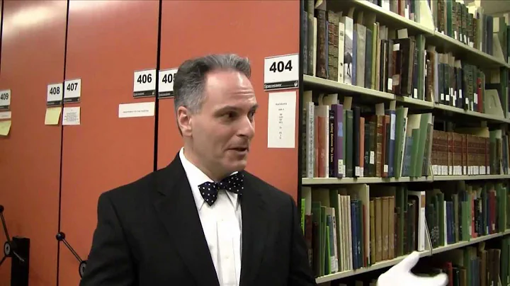 Alan Delozier on Seton Hall's Rare Book Collections